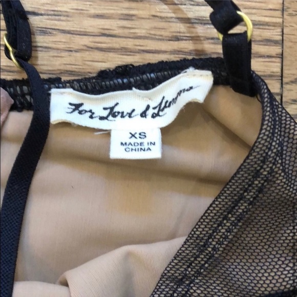 For Love and Lemons Temecula bodysuit. Thong. XS. Floral - Picture 8 of 8